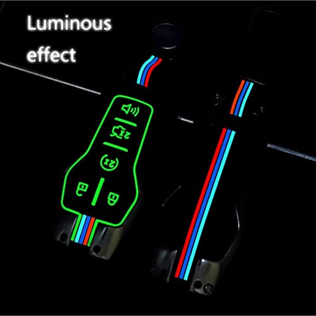 Чехол для ключей, металлический корпус, чехол, совместимый с Ford 2018 Taurus Mustang Raptor F150 Explorer, серия с короткой пряжкой