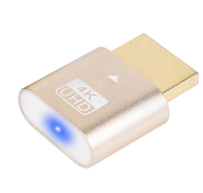 Видеокарта HDMI: Адаптер виртуального дисплея DP, пульт дистанционного управления Multi-Open, поддержка DVI/VGA, игровая студия Fake Load