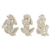 Decorative Figure Home ESPRIT Golden Monkey Tropical 21 X 17 X 25 Cm (3 Units)