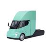1/24 Tesla Semi Trailer Truck Alloy Diecast Car Model with Sound and Light Pull Back Truck Vehicle Model Boy Collection Gift
