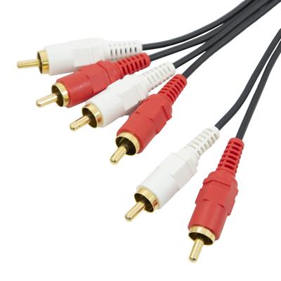 Maxar Electric RCA Аудиораспределительный кабель 2 контакта на 2 контакта x 2 штекера Простая упаковка Усилитель ТВ Портативный плеер 1,5 м Красный/Белый и т.д.