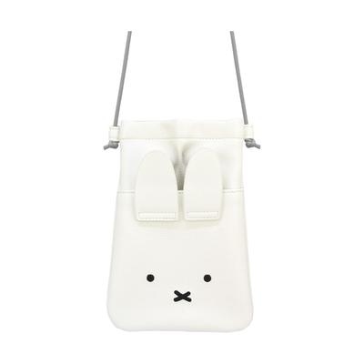 Gourmandies Miffy Вырезанный карманный чехол для смартфона Лицо MF-455WH
