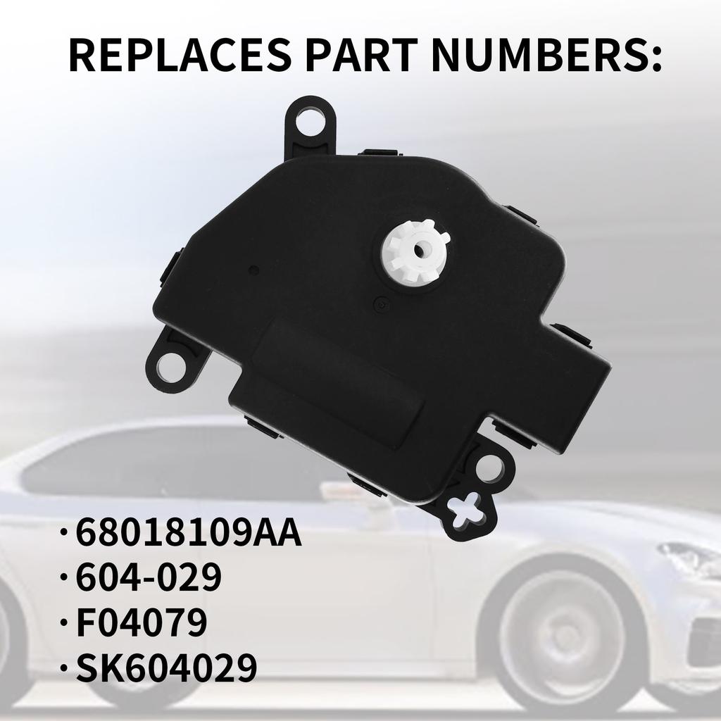 68018109AA Привод заслонки смесителя HVAC, подходящий для 3500 604-029 F04079 Сменные аксессуары Привод воздушного обогревателя