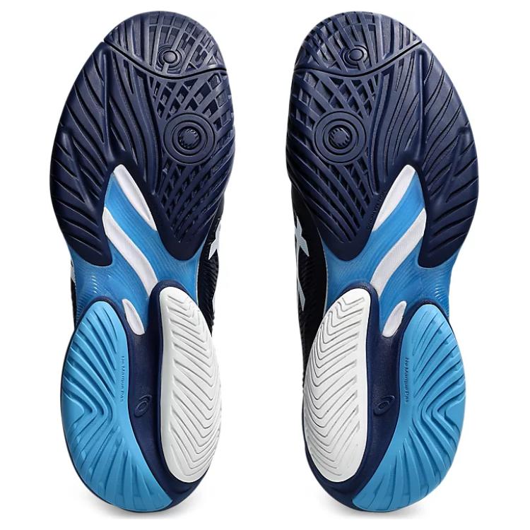 Asics Court FF 3 Novak Blue Expanse мужские кроссовки белые 1041A361-963