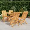 VidaXL 5-Piece Garden Dining Set, Dining Set with Table and Chair, Lounge Set, Patio Furniture, 3155003