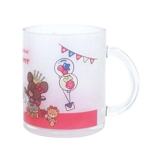Kuma no Gakkou Sanrio Hello Kitty Glass Mug Cup Approximately 280ml Party Made Japan 317117