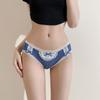Vintage Women Lace Panties Sexy Summer Thin Cotton Antibacterial Cotton  Breathable Low Waist Underpants Korean Girls Loli Briefs