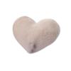 Heart-Shaped Faux Rabbit Fur Pillowcase - Soft, Reliable, No Core