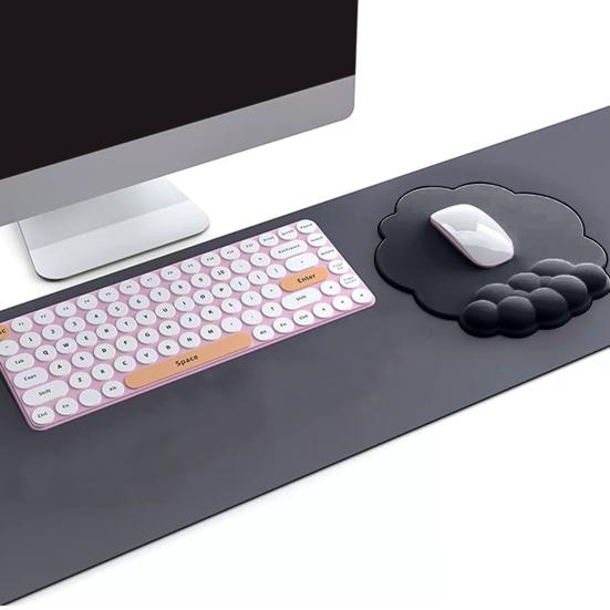 Эргономичная клавиатура, подставка для запястий, коврик для мыши в форме облака, нескользящий силиконовый настольный коврик для мыши, офисный ковер для мыши, браслет, мягкая поддержка