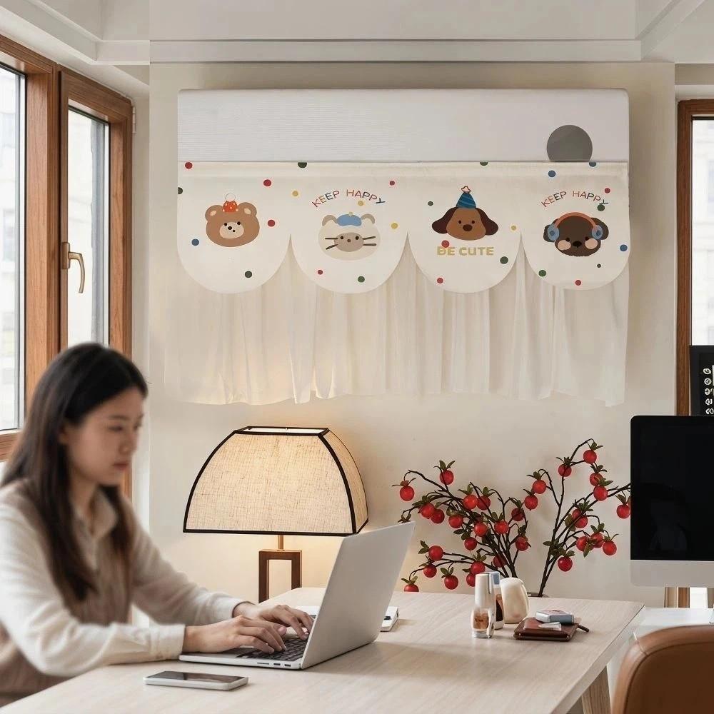Adhesive Air Conditioning Wind Curtain Cartoon Air Conditioning Baffle Office Use
