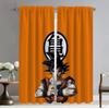Тюль для спальни Dragon Ball кухонные шторы 2 шт элегантные шторы для комнаты оконные шторы Хэллоуин украшения оттенки гостиная