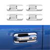 Chrome Exterior Door Handle Bowl Trim Cover Decor for Ford F150 2015- 4Door