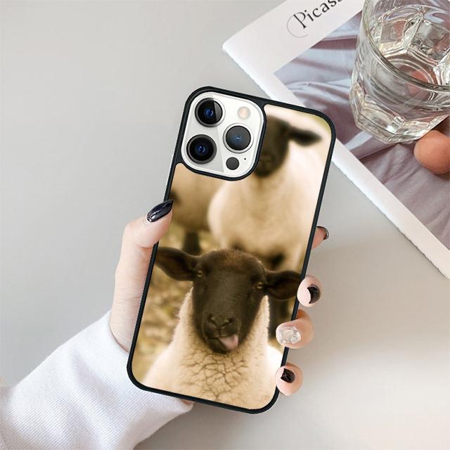 Милый Чехол-Крышка для Телефона с Изображением Карликовой Козы для iPhone 17 Air 15 16e 14 13 12 Pro Max 11 Pro Max Plus Coque Shell