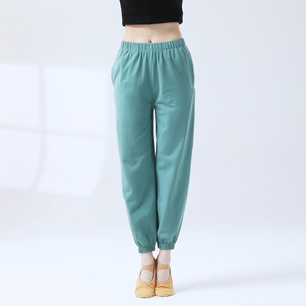 Женские повседневные прямые брюки, однотонные повседневные длинные брюки, спортивные брюки с девятью точками