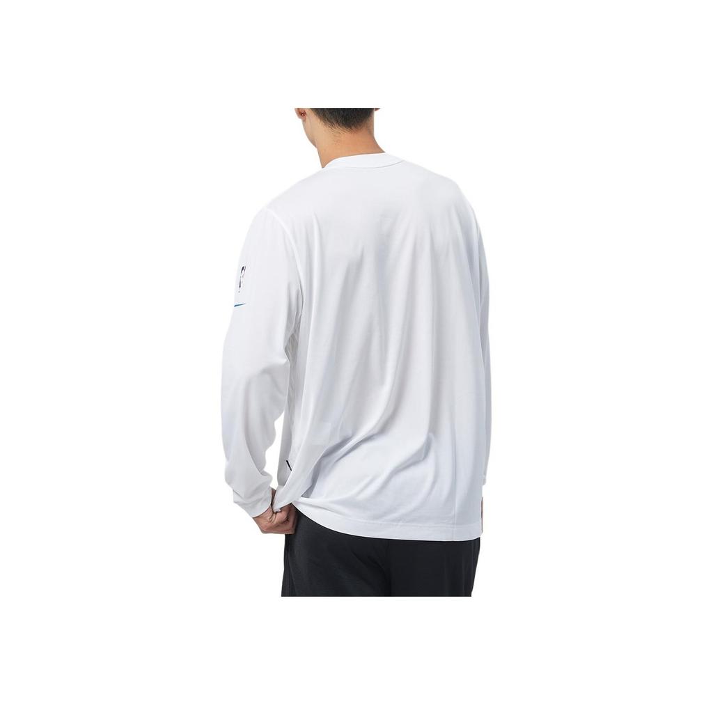 Nike Футболка с длинным рукавом и принтом в виде букв, мужские топы, белые DR2182-100