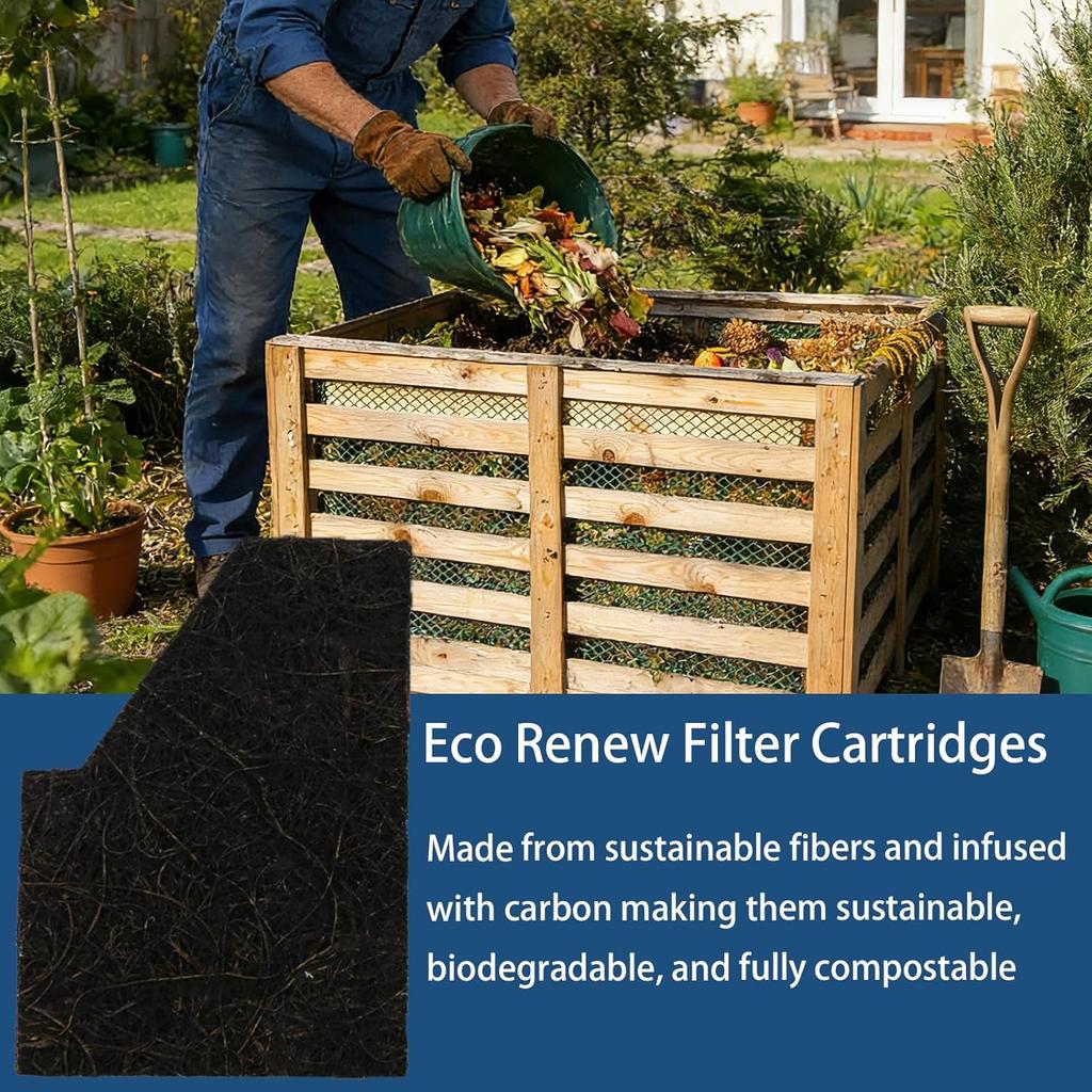 Small Aquarium EcoRenew Filter Cartridges Replacement for Aqueon QuietFlow Internal Power Filter with SmartClean Technology 15 Gallon Aquarium, Fish