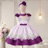 Платье принцессы для девочки на свадьбу, летнее, детское, формальное, с бантом, длинное, для школы, вечерней вечеринки, детская новогодняя одежда L6016