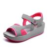 Fashion 2024 Summer New Women's Casual Shoes Matsuke Thick Sole Slope Heel Women's Fish Mouth Breathable Sandals