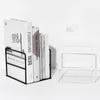 Supplies L Shape Student Stationary Book Support Rack Magazine Holder Book Stand Desktop Organizer