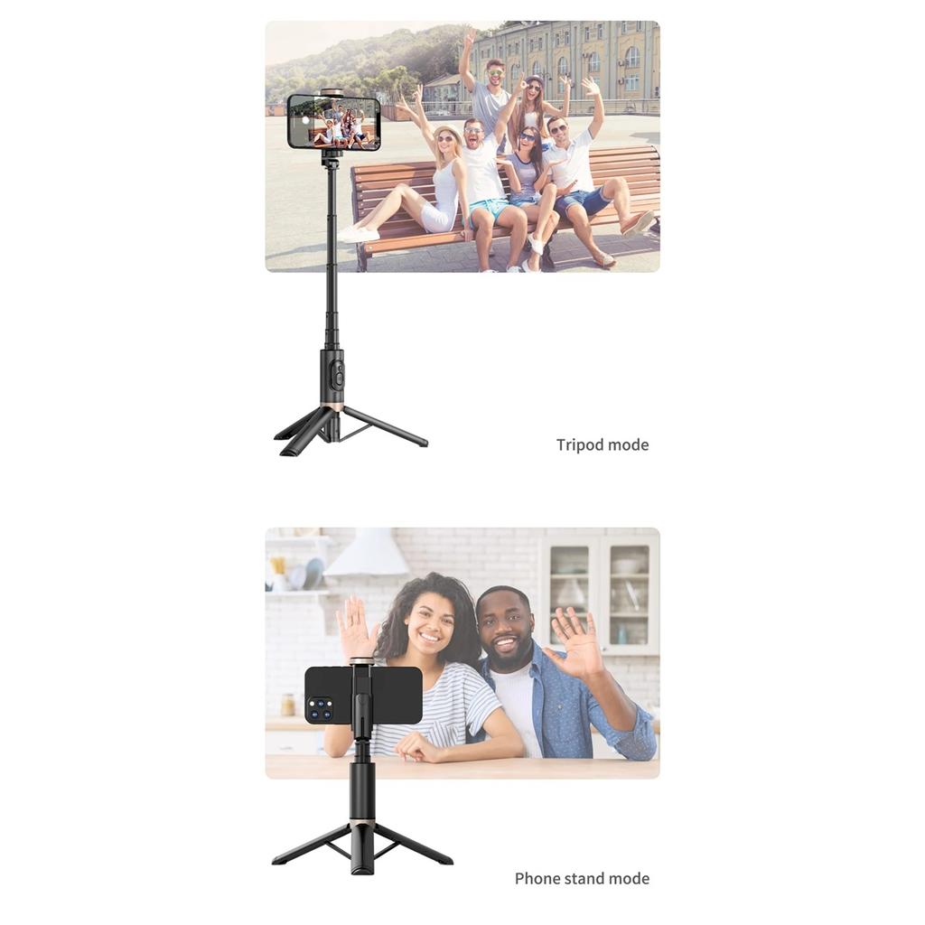 Bluetooth-палка для селфи, складной беспроводной штатив, однополюсный затвор, фото в реальном времени