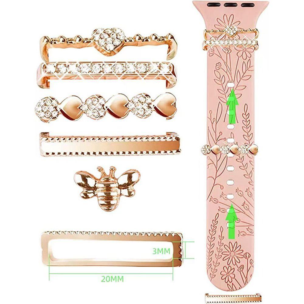 Metal Bracelet Brooch Watch Band Ornament Wristbelt Charms Strap Accessories Decorative Ring