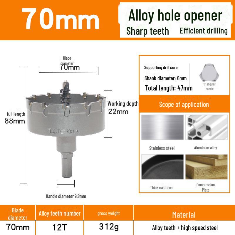 Твердосплавный инструмент для открывания отверстий по металлу: Сверлильный риммер из нержавеющей стали, меди и алюминиевого сплава