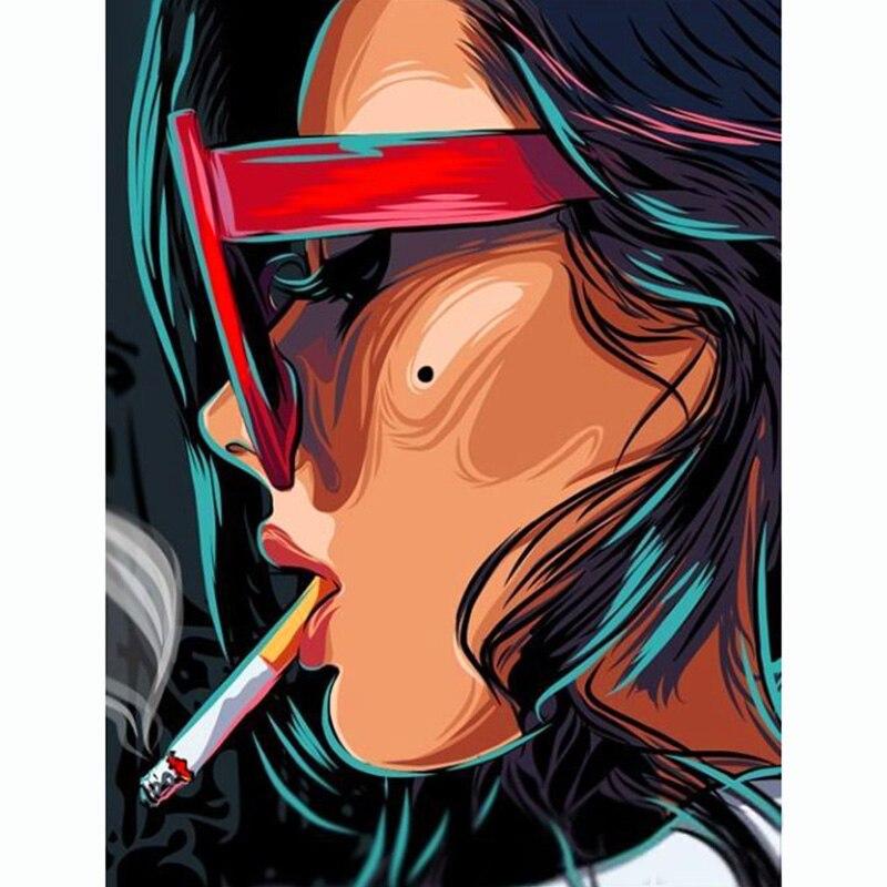 DIY Portrait 5D Diamond Painting Full Round Drill Resin Cartoon Diamont Embroidery Cross Stitch Wall Art Home Decor Gift