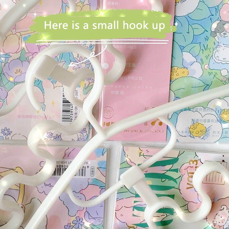 Plastic Clothes Rack Drying Hanger Waves Multi-port Support Hangers for Clothes Drying Rack Multifunction Storage Hangers