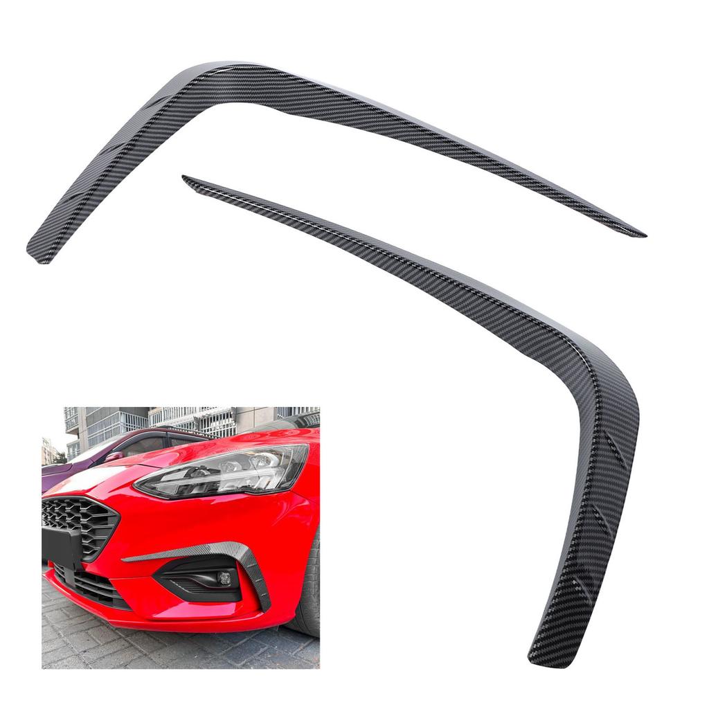 1 P  Lip Spoiler Fog Lamp Cover Grille Sporty Look Spoiler Fog Lamp Cover Trim Grille for   MK4 ST Line 2019 to 2022