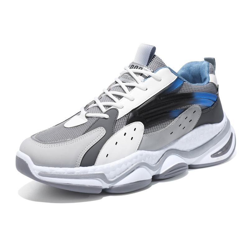 Весенне-летняя новая дышащая мужская обувь на толстой подошве, противоскользящая и износостойкая, для бега, спорта и отдыха