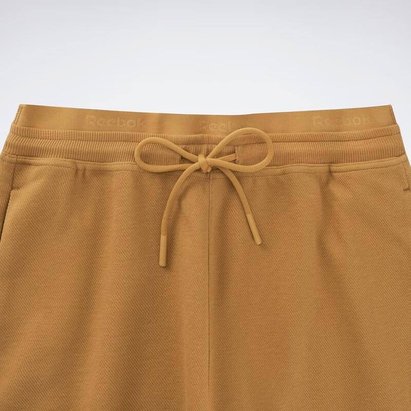 Reebok Шорты Beats, однотонные, с высокой талией, повседневные, женские шорты, коричневые 23RCS620WGBR