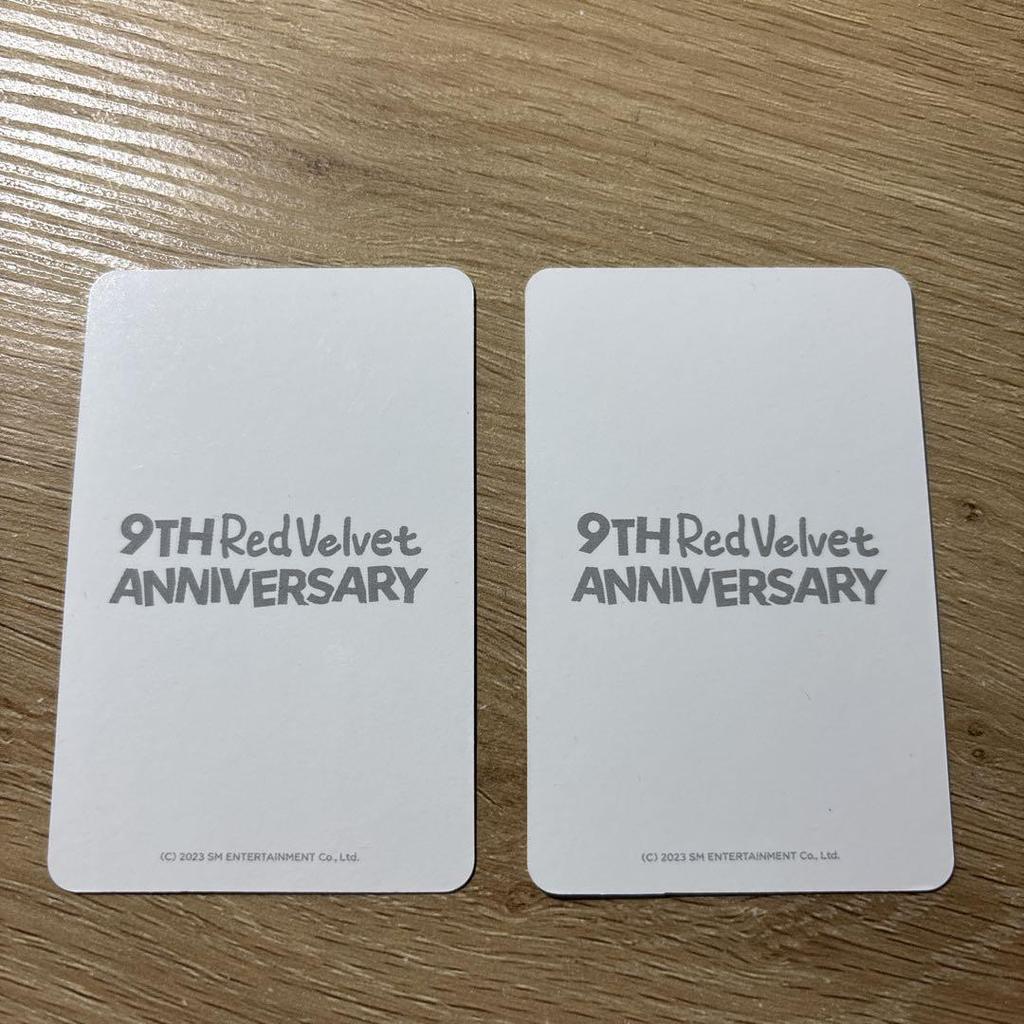 [USED] Red Velvet Seulgi 9th Anniversary Trading Card