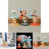 Adorable 6 Piece Space Themed Pvc Figure Set Featuring Cartoon Character Models