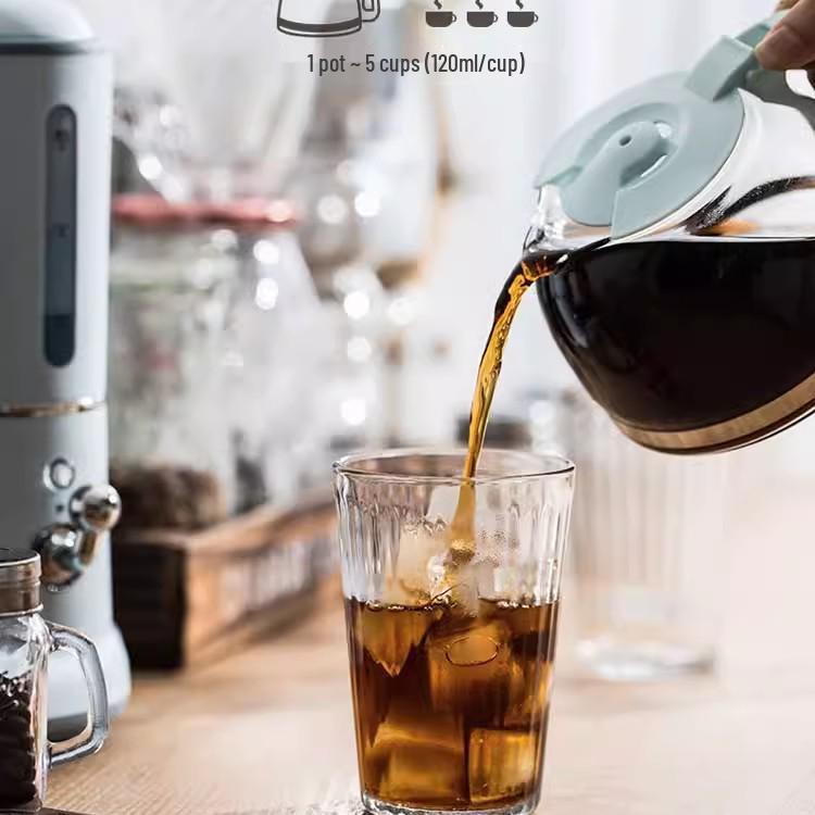 Dual-Use Automatic American Drip Coffee & Tea Maker for Home and Office