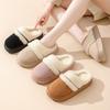 Slippers Women's Winter Indoor Home Slippers To Keep Warm Plush Thick-soled Cotton Slippers for Outer Wear