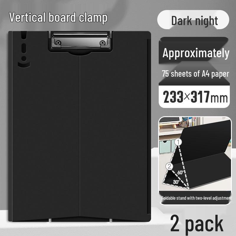 A4 Thick Stand-up Clip Folder & Writing Pad Board