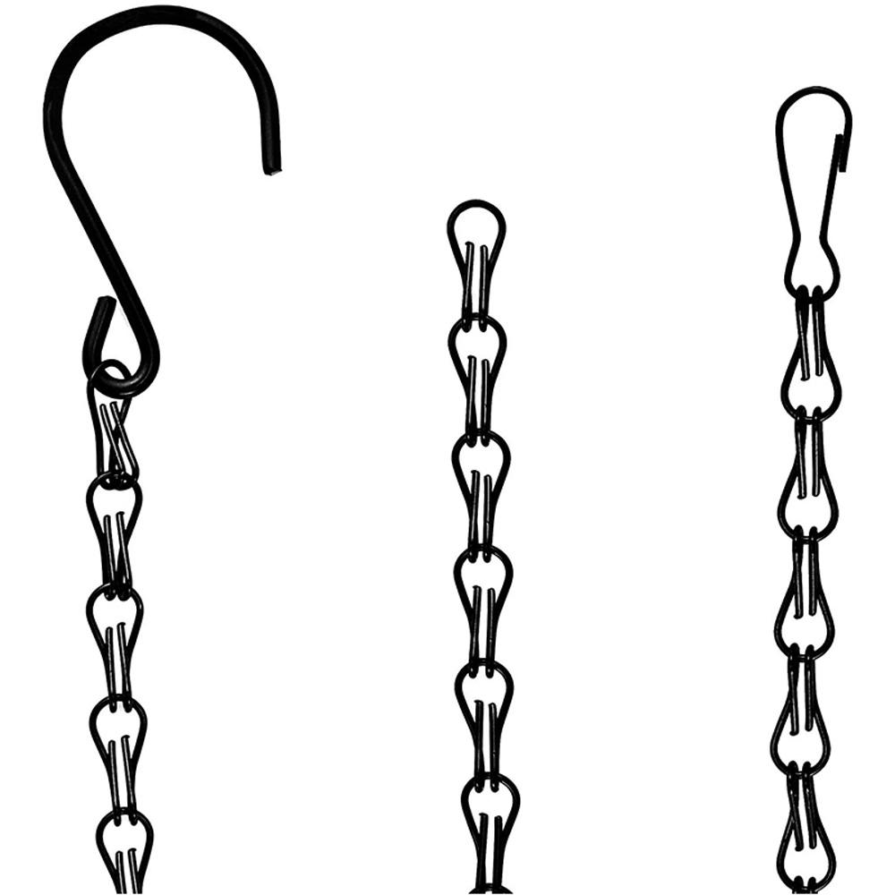 Metal Hanging Chain 24/50/90cm Flower Pot Basket Bird Feeders Planters Lanterns Hanging Chains Wedding Home Garden Plant Hangers