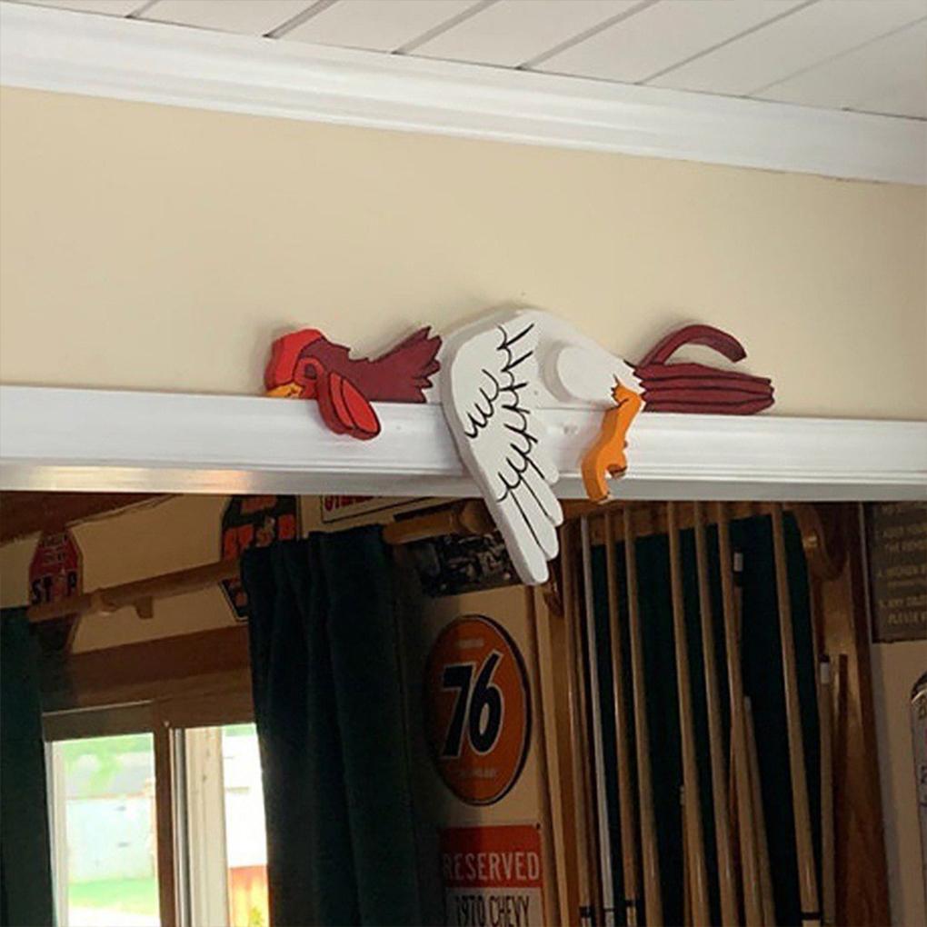 Resting Rail Fence Durable Decorative Fence Decorative Fences Gardens Rooster Long-Lasting Garden Rooster Addition Yard