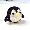 1 шт. Набор для вязания пингвина крючком DIY Амигуруми Пингвин Набор крючков с инструкцией и видеоуроком Цвет может отличаться