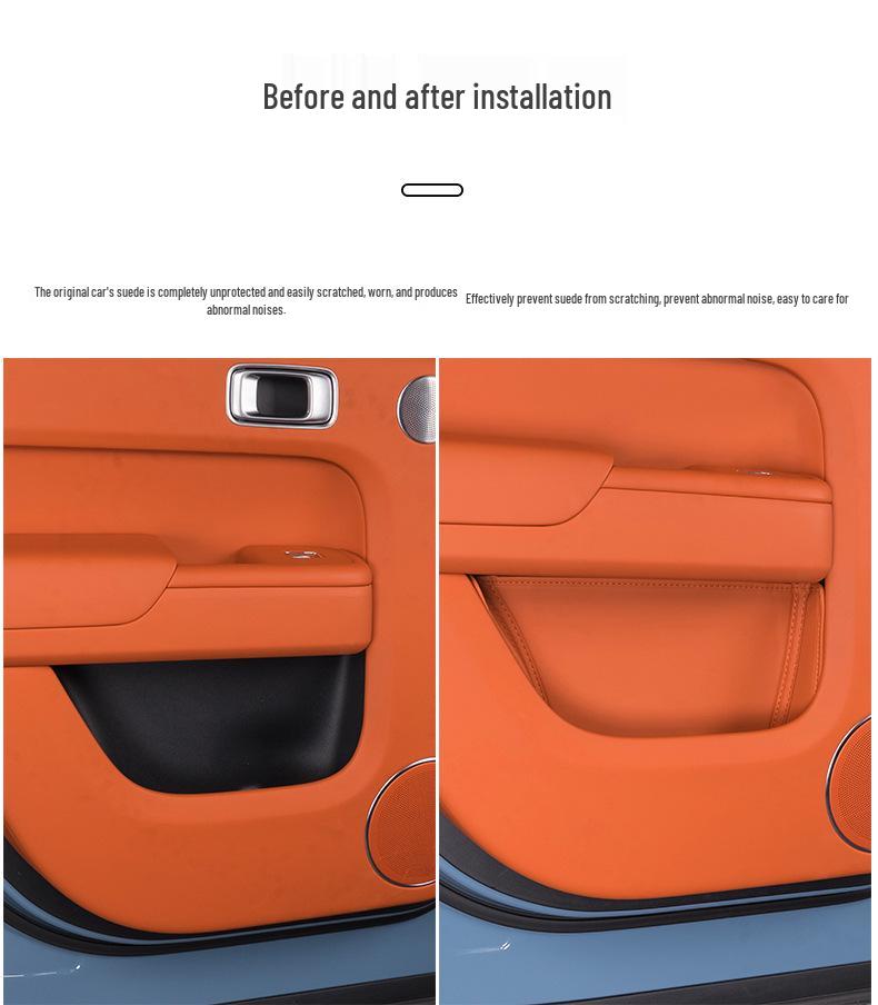 Идеальный L9/L8/L7 Автомобильный карман для хранения на двери, коврик в углубление и коробка для аксессуаров для интерьера