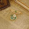 High-End Medieval Vintage Pearl Brooch for Women - Palace Oil Painting Niche Design Suit Pin