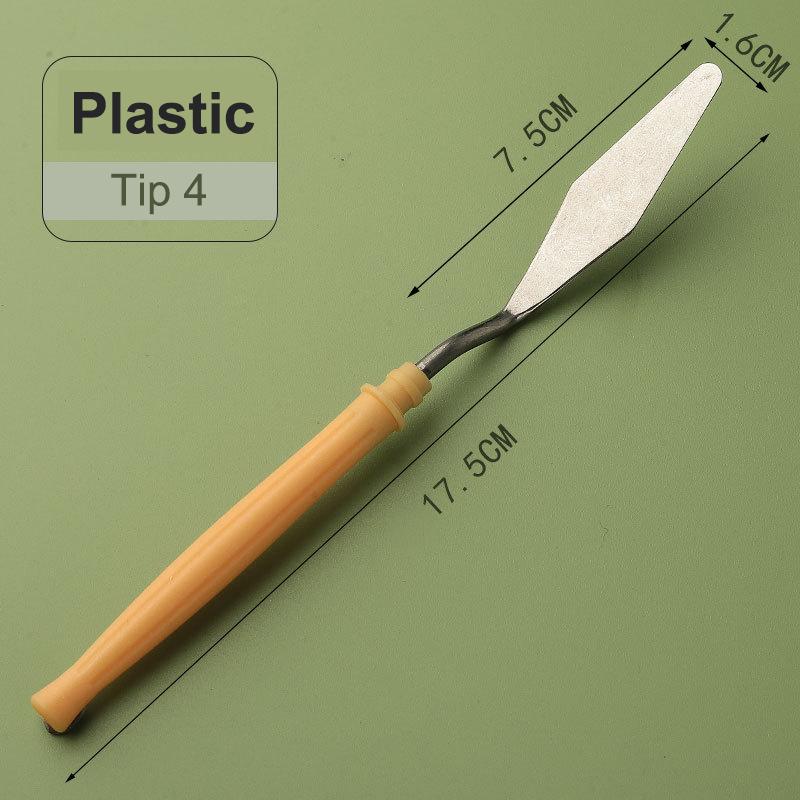 Набор скребков из нержавеющей стали, палитра, гуашь, нож для масляной живописи, штраф