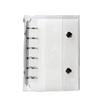 A6/A7 Double Buckle PVC Transparent Binder Planner with Detachable Shell