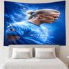 Erling Haa-land's Electric Moment Printed Tapestry, for Bedroom,Livingroom, dormitory, Large Wall Decor, Fabric Decor Fan Birthday Gifts