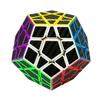 Наклейка из углеродного волокна Megaminxeds Magic Cube Puzzle 3x3 Megaminx Speed ​​Cube Головоломка в подарок Развивающая игрушка для детей
