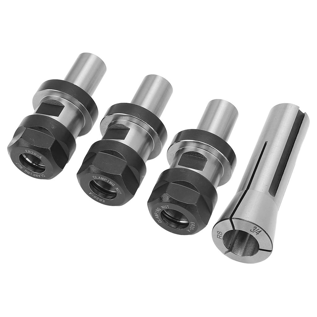 Набор цанговых патронов R8 34 пружинные цанги и 3 шт. удлинительные штанги цангового патрона для гравировки