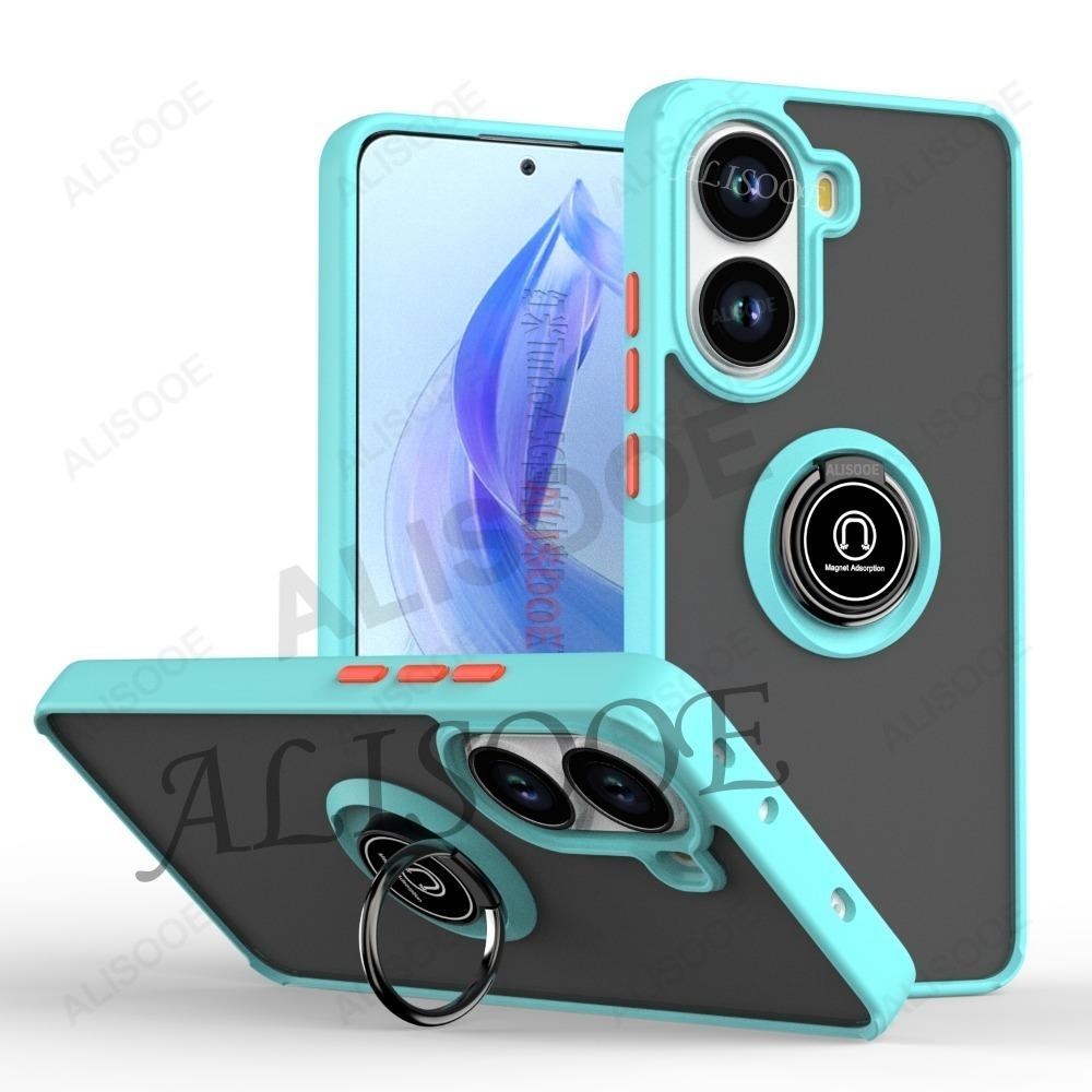 Чехол-подставка Funda для POCO X7 Pro Чехол-броня с держателем-кольцом Защитная крышка для Xiaomi Redmi Turbo 4 Ударопрочный чехол