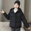 2025 Winter Cotton-padded Clothes Women's Short Loose Bread Clothes Hooded Warm Winter Cotton-padded Clothes Women's Jackets Cotton-padded