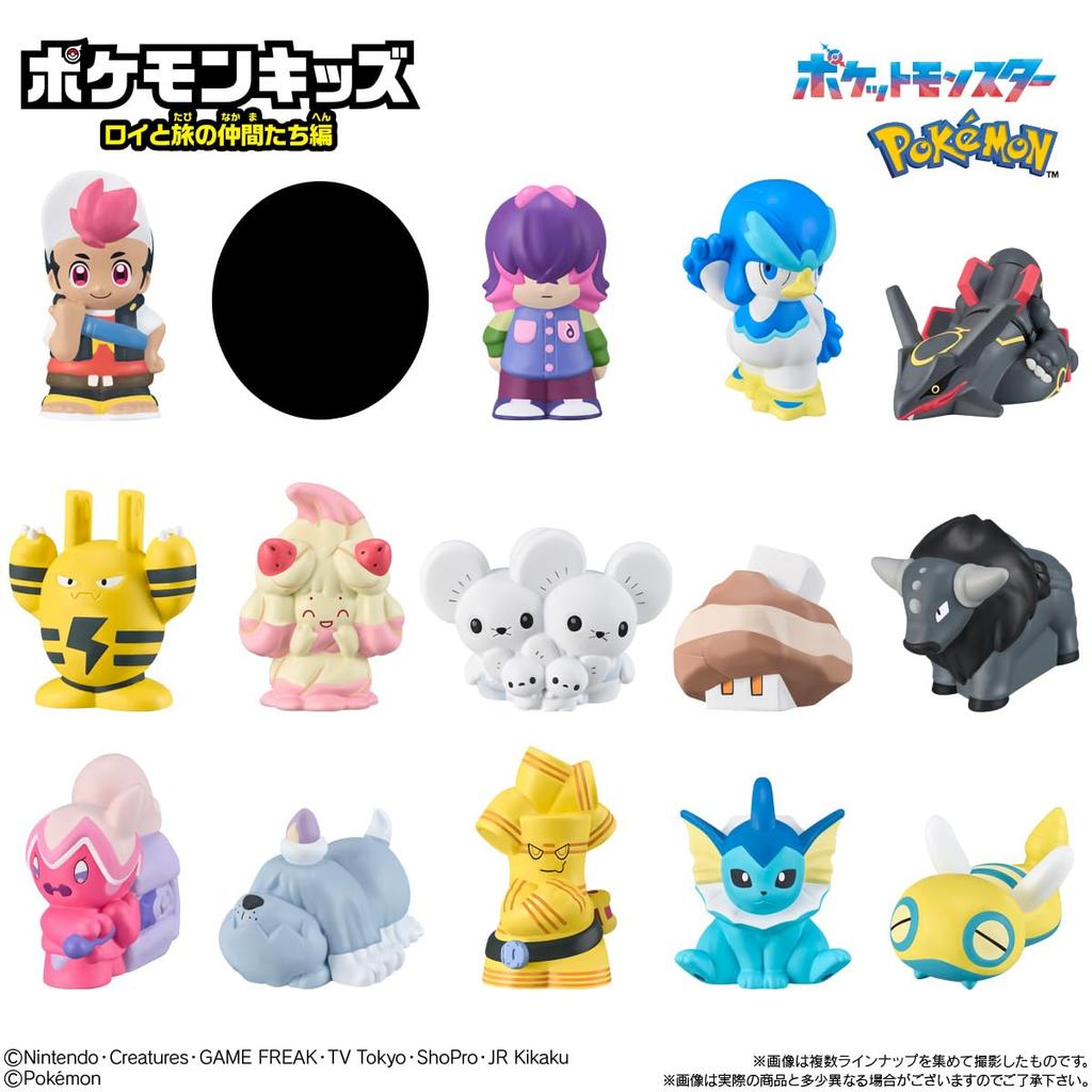 Bandai Pokemon Kids Рой и Traveling Friends Edition Конфеты Жевательная резинка (24 шт.) Игрушка/Жевание (Pokemon)