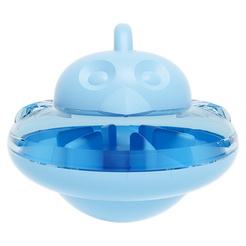 Washable Cat Treat Toy with Adjustable Dispensing Mouth Interactvie Slow Feeder Pet Ball Toy